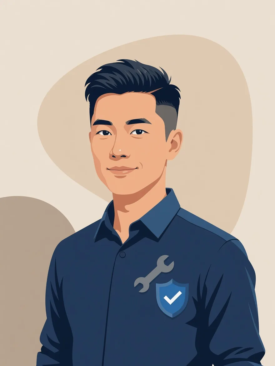 Illustrated professional character